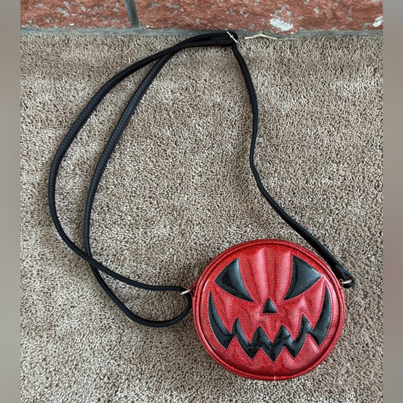 Handbags - Pumpkin Face Crossbody Bag